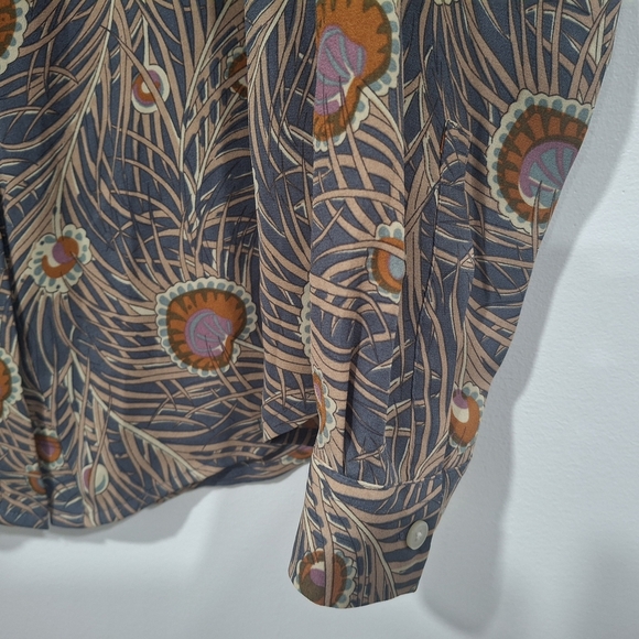 LOFT Tops - Vintage Patterned Button-Up Shirt